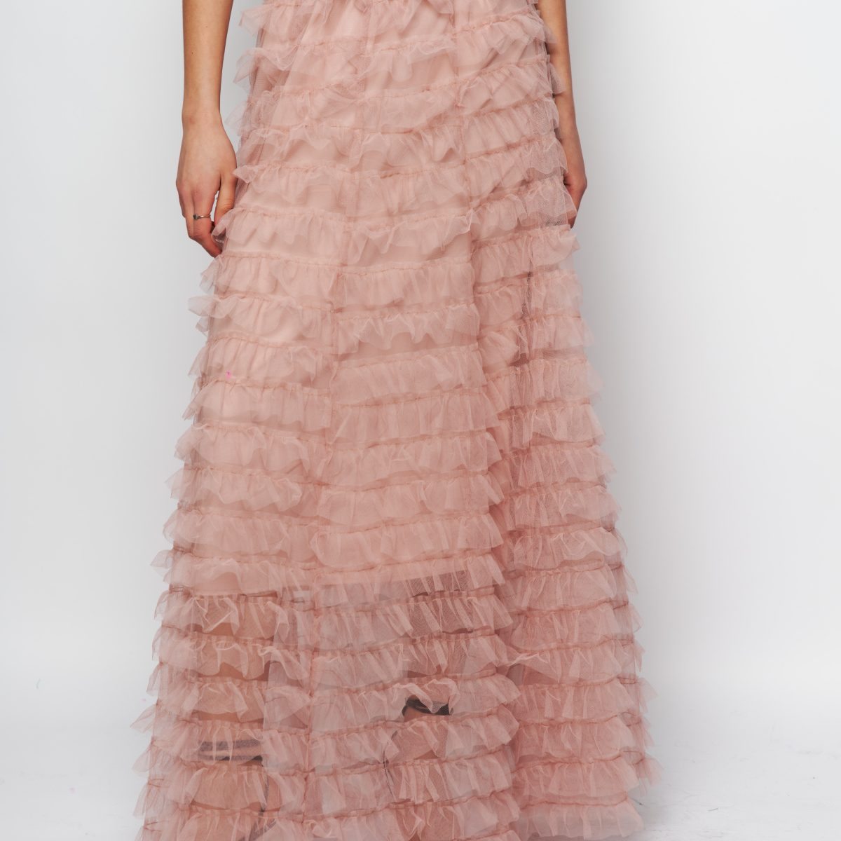 Nylon Yulle Hard X Nylon Tulle Skirt