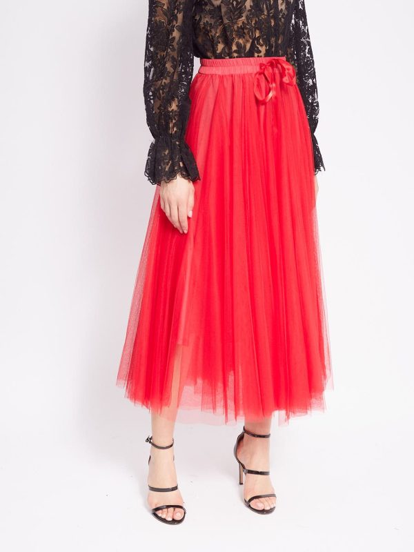 Charlotte- Tulle Skirt red
