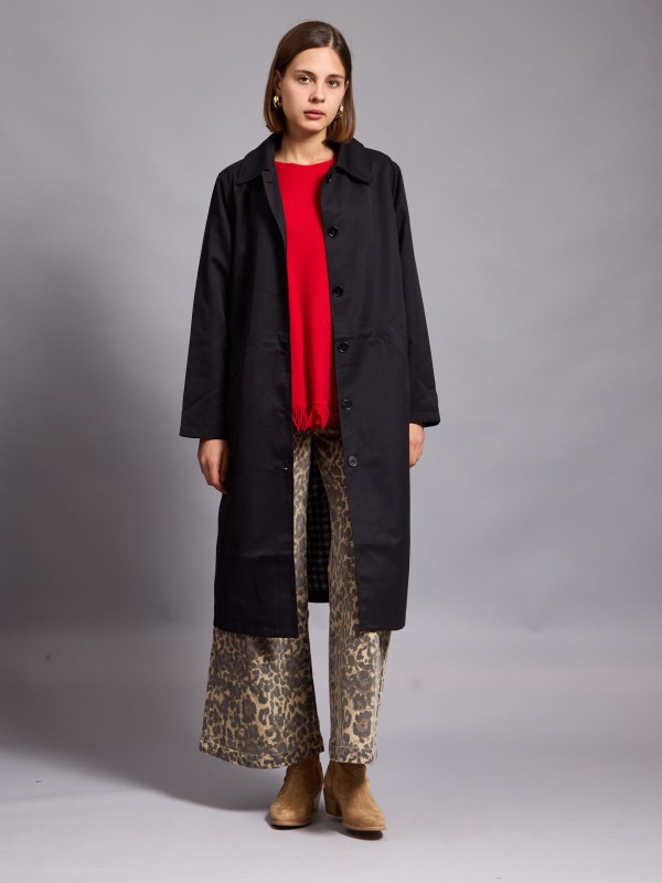 Calista -trench coat in black