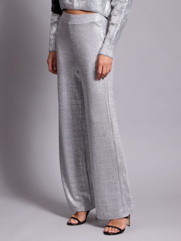 JOLLY - Wide Leg Pants In Silver