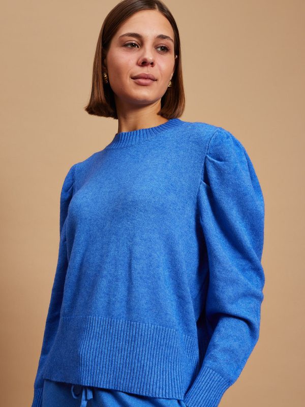 Luna -viscose-blend Sweater In blue