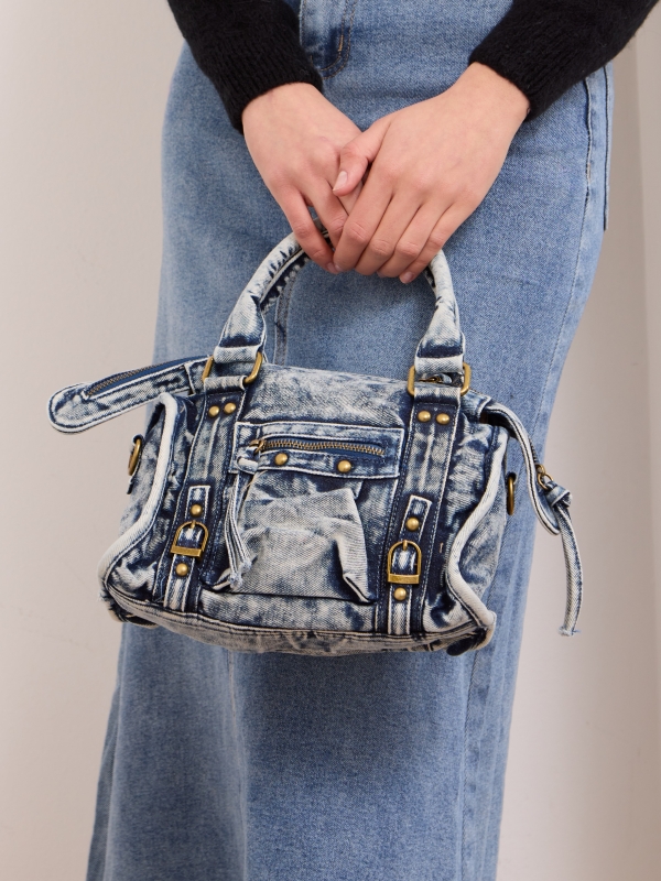 Dallas - denim shoulder bag