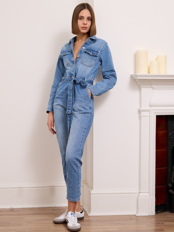 Joy- boyfriend  jumpsuit in denim