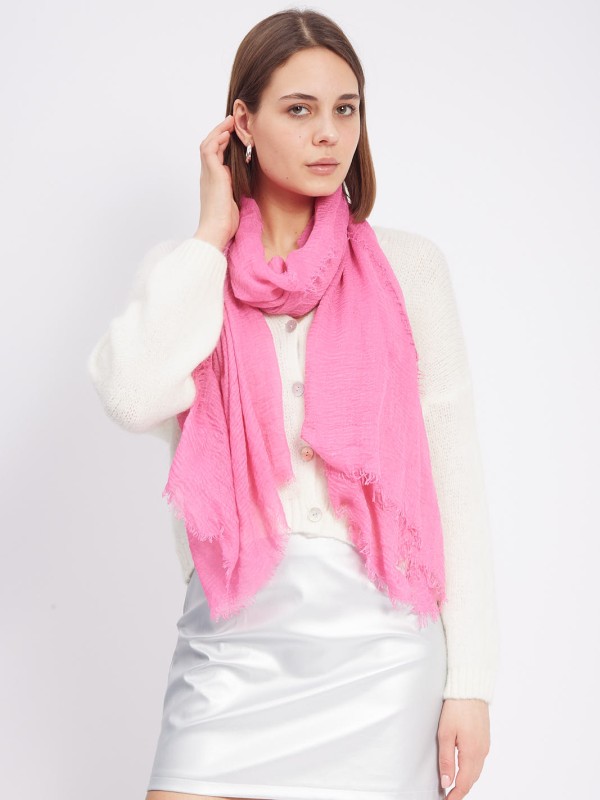 Sofia-viscose scarf in pink