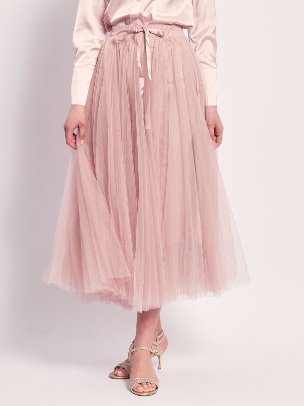 Charlotte- Tulle Skirt Blush