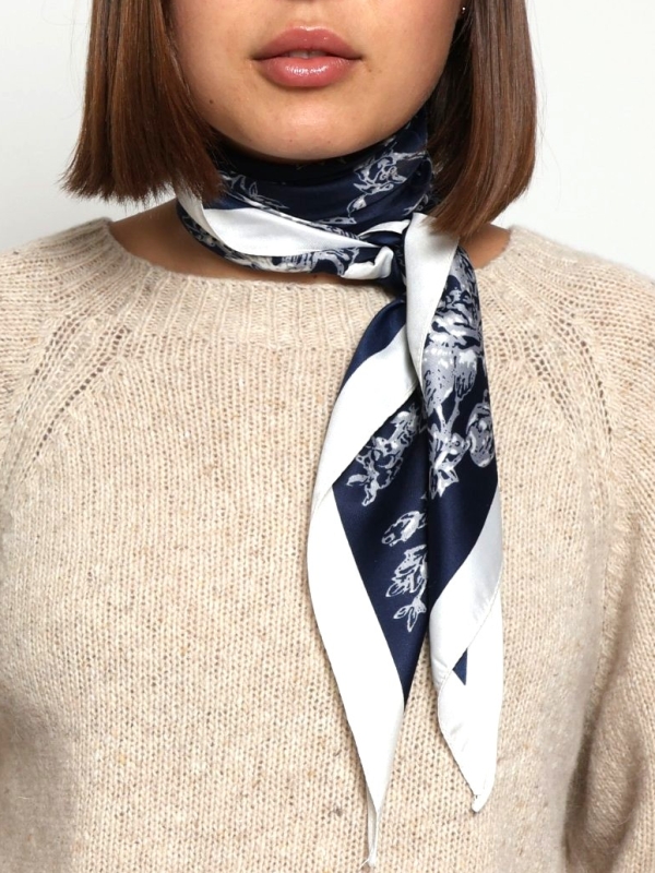 Theodora - Petite Printed Neck Scarf