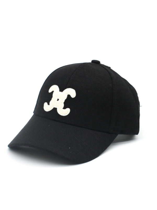 Giselle - Casual Everyday Baseball Cap in black