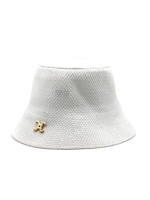 Genna  - Casual Everyday Bucket Hat In white