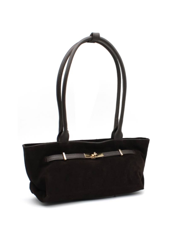 Bianca - Suede Bag in brown
