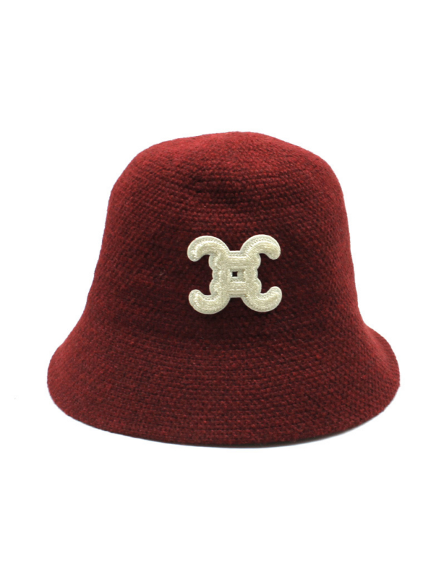 Gia - Casual Everyday Bucket Hat In burgundy